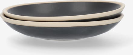 The Table | Atelier Tapas Schaaltjes - Set van 2 - Black Pepper - zwart Ø 14,5 cm