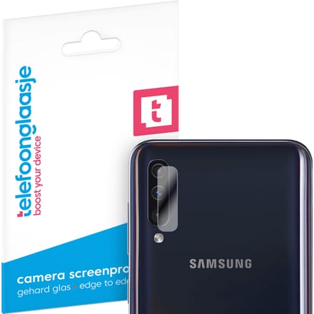 Samsung Galaxy A50 camera lens screenprotector gehard glas
