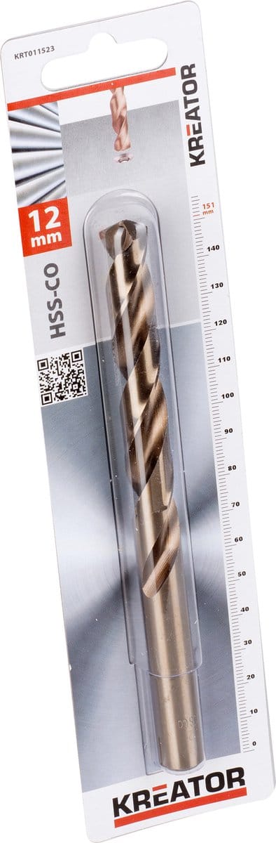 Kreator - Accessories - KRT011523 - HSS-kobaltmetaalboren - Ø 12x151mm
