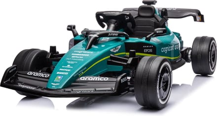 Aston Martin 24V Formule 1 Kinderauto Groen