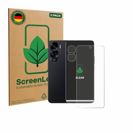 2 Stuks Screenprotector voor Honor 90 Lite (Voor+Camera) - Hoogwaardige Beschermfolie transparant