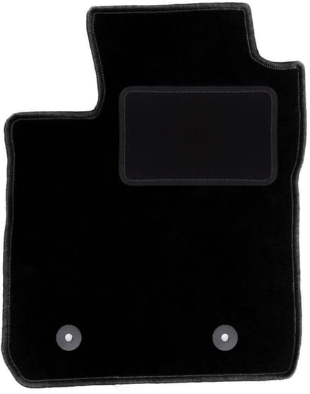 Bestuurdersmat zwart voor: Ford EcoSport MK2 crossover (2012-2017)