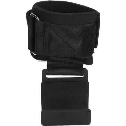 Crochets d'haltérophilie Sangle de poignet robuste avec revêtement antidérapant Support de poignée Power black