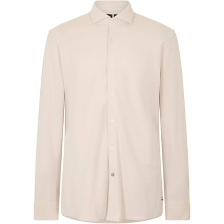 Boss Heren Hank Oxford Spread Collar Shirt (Licht Beige)