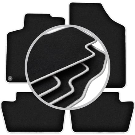 CARLUX-SILVER automatten voor: Citroen C4 II hatchback, stationwagen (2010-2018)