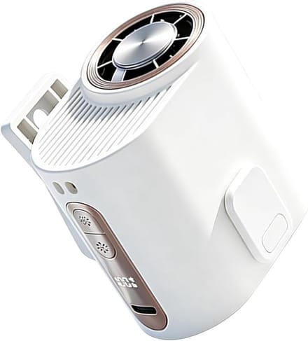VHV - Clipventilator - clipventilator usb oplaadbaar - USB oplaadbaar, stil, met klem, handsfree - voor bureau, kinderwagen, camping