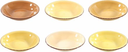 Studio Tavola Diepe Borden Sunny Fall ø 21 cm - 6 stuks