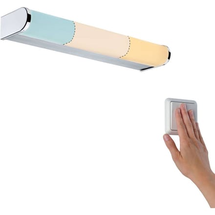 Selection Bathroom LED-wandlamp Arneb IP44 White Switch 700lm 230V 6,5W Chroom