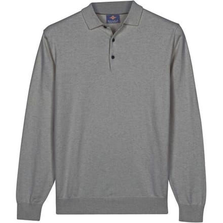 Baileys – Heren Trui – Poloshirt – Polo Pullover – Basic Pullover - Grijs - NOS8300-925