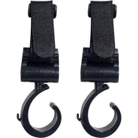 2 stuks kinderwagenhaak, accessoires voor kinderwagens, winkelhulpmiddel, multifunctionele kinderwagenhaak, multifunctionele winkelhaak voor kinderwagens zwart