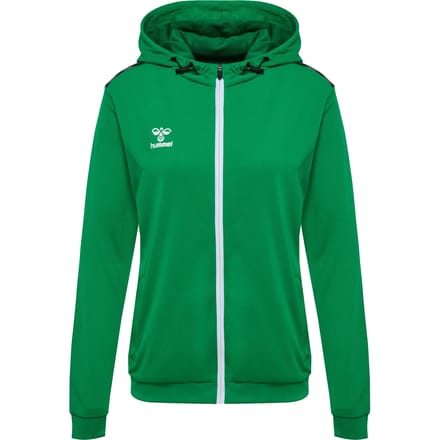 Dames trainingsjack van polyester met rits en capuchon Hummel Authentic