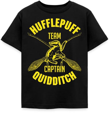 Harry Potter Hufflepuff Team Captain Quidditch T-Shirt Kinderen