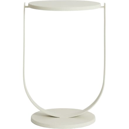 Light & Living Bijzettafel Triana - Wit - Ø45x65.5cm - Modern