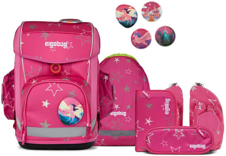 ergobag schooltas Cubo Light Set 6-delig SternzauBär roze