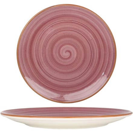 Bonna Dinerbord - Aura Blackberry - Porselein - 27 cm - set van 6