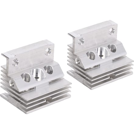 2 stuks 3D-printer Hotend Heatsink Aluminiumlegering Heatsink Koelblok Vervanging voor K1 K1 white