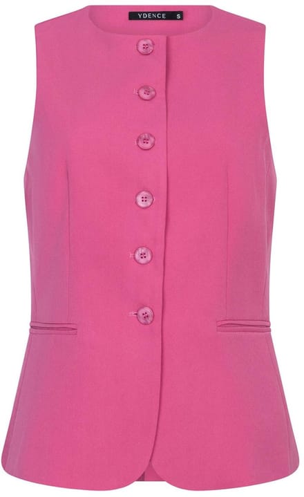 Ydence Gilet Gilet Fabienne Ss2609 139 Berry Pink Dames Maat - S