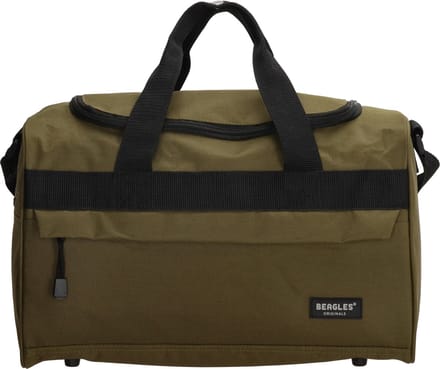 Beagles Originals Basics Weekendtas Sporttas - 20 Liter - Compact - Olijfgroen