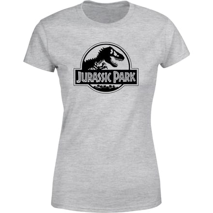Jurassic Park Logo Women's T-Shirt - Grey - M