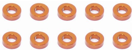Aluminium drukring 3 mm 6 mm 1 mm 1 stuk