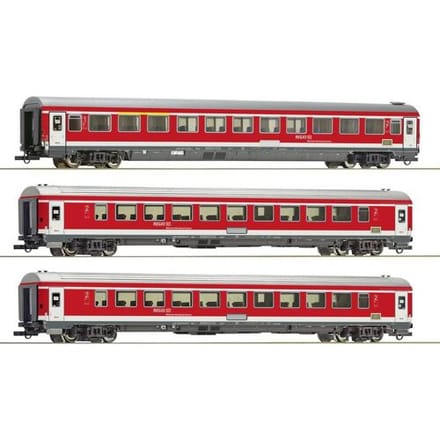 Roco 6200096 H0 3-delige set Regio München-Nürnberg-Express van de DB AG