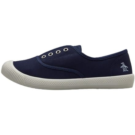 Penguin Anita Canvas Dames Navy Pumps