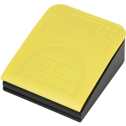 FS17Pro Enkele Voetschakelaar Multifunctioneel Aangepast Voetpedaal USB+2.4G+BT Drie-modi Verbinding geel