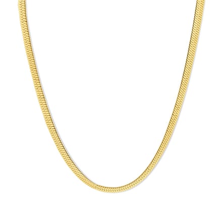 MIASOPHIA 4-MS22125 Stalen ketting - 42cm- Goudkleurige plating