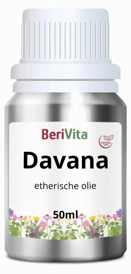 Davana Olie 50ml - Pure Etherische Olie van bloemen Artemisia Pallens