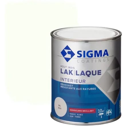 Sigma Lak Interieur Glans Ral 9010 0,75l