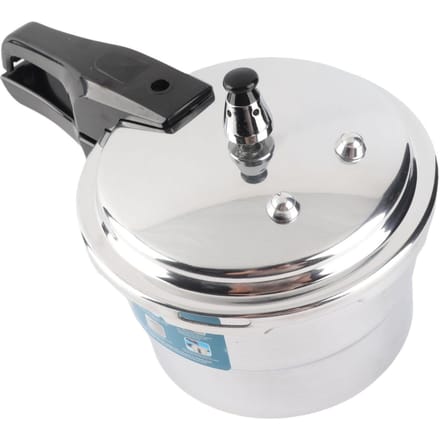 Snelkookpan 3L Explosieveilig Aluminium Kookplaat Snel Koken Inmaakkoker Pot met Stoomrek voor Keuken L white