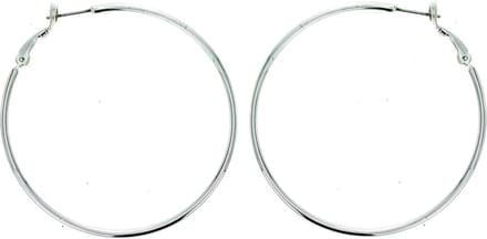 Behave - Oorringen zilverkleur 5,5 cm 2mm dik - Nikkelvrij