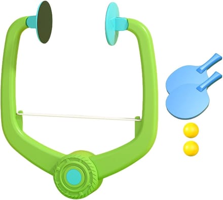 Tafeltennis Trainer - Ping Pong Set - Binnen Spelen - Verstelbaar Deurframe - 26 cm - Meerkleurig