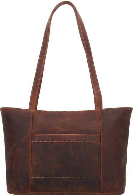 Jack Kinsky Baltimore 18 Schoudertas Leer 34 cm - Dames - cognac