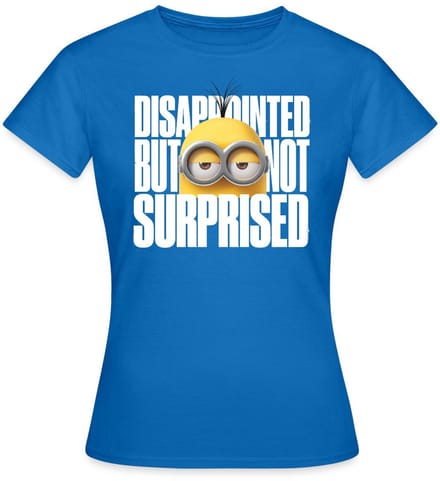 Minions Kevin Teleurgesteld Maar Niet Verrast T-Shirt Dames