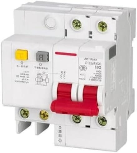Aardlekschakelaar - Stroomonderbreker - Elektrische Veiligheid - Duits Kwaliteitsontwerp - 2P 25A - Wit