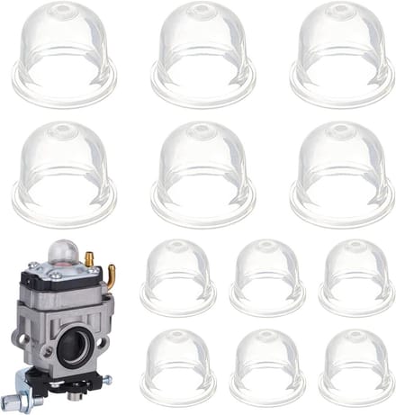 Primerpomp Set - Brandstofpomp Lamp - Motor Onderhoud - Twee Maten - 12 Stuks - Transparant
