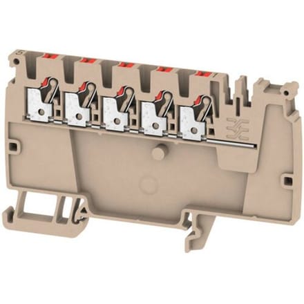 Weidmüller 1988290000 Doorgangsklem 5.1 mm Spanveer Grijs 50 stuk(s)