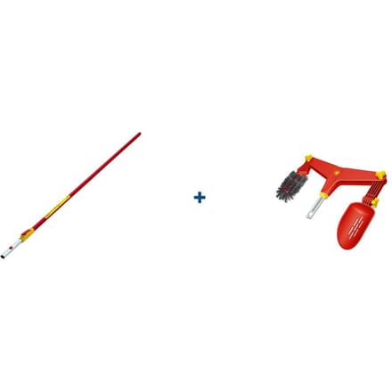 Wolf garten dakgoot reiniger + 4 m. stok
