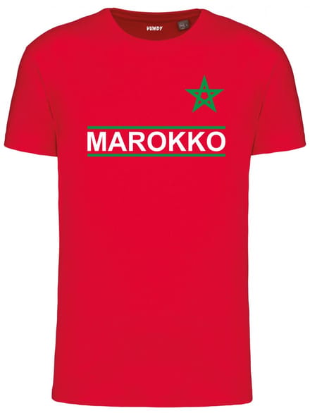 Marokko | Rood Marokko Shirt | WK 2026 Voetbal | Marokko Supporter