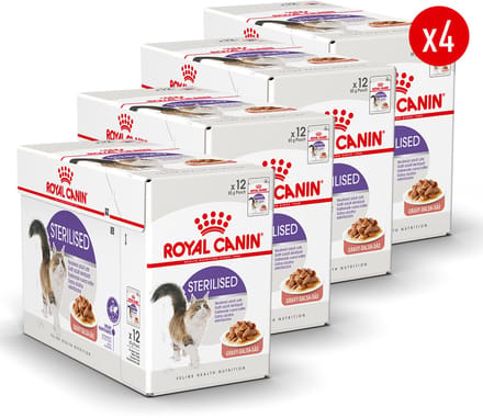 Royal Canin Sterilised in Gravy - 48 x 85 g