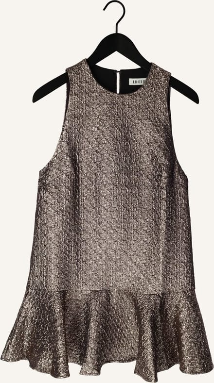 EDITED Zainab Dress Dames - Jurk - Brons - Maat 40