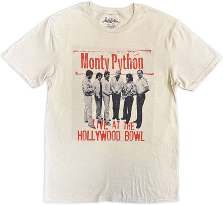 Monty Python - Hollywood Bowl Heren Tshirt - S - Creme