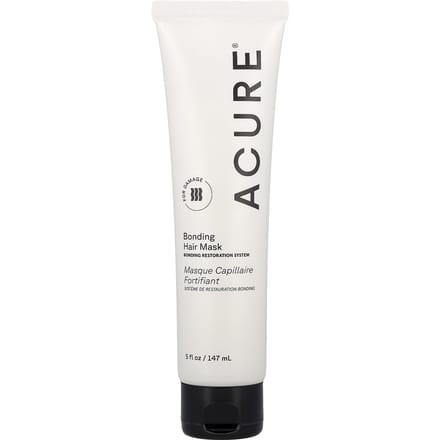 ACURE, Bonding Haarmasker, Voor Beschadigd Haar, 147ml (140 ml) white