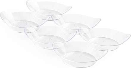 3BMT® Amusebakjes Plastic - Chique Amuse Bakjes - Amuseglaasjes - Voordeelverpakking - 6 Stuks