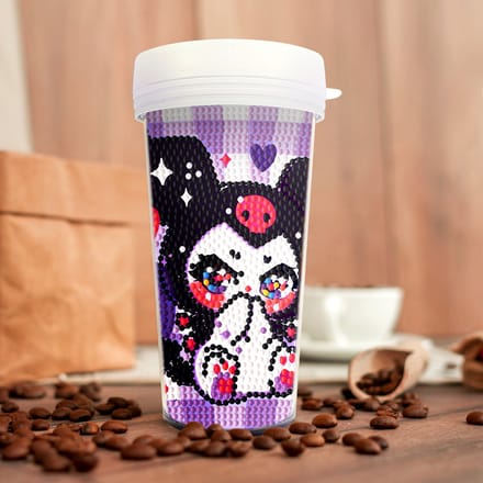 Beker 17 - Kuromi - Diamond painting - compleet pakket - Diamond painting by Wietske