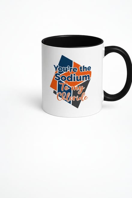 Chemie Mok - Jij bent mijn Natrium Chloride Beker - Grappig Scheikunde Cadeau Liefde