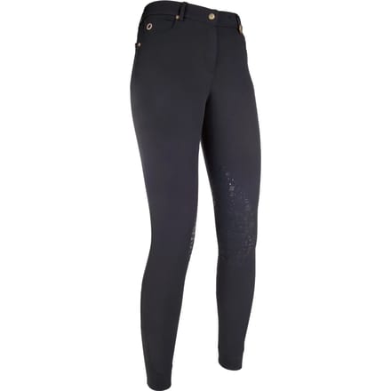 Rijbroek mid grip dames HKM LG Basic