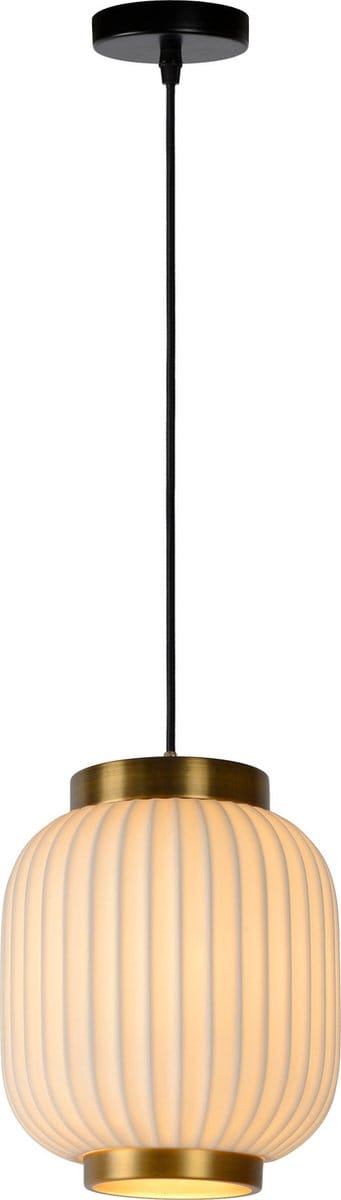 Lucide GOSSE Hanglamp - Ø 19,5 cm - 1xE27 - Wit