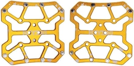 Fiets Pedalen - Pedaal Aluminium - Fietsen - Schokbestendig Slijtvast - 4 stuks - Goud